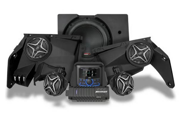  240-X32-PHZ4A / 2017-2026 Can-Am X3, Phase-4 A-Spec 5-Speaker 800watt System w/JVC